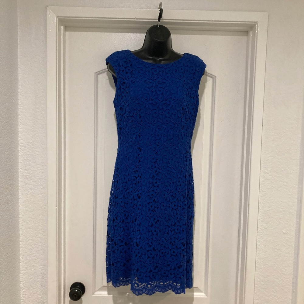 Ralph Lauren Dark Blue Lace Dress